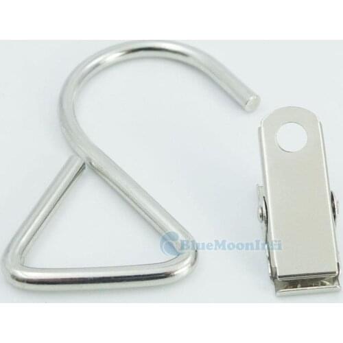 8 120 Pcs / Lot Metal S Shaped Hook Clip Use For Hanging hats towels Hanger Holder Kitchen Tool Storage Display Nickel