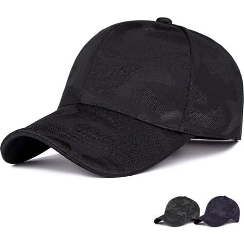 2019 Spring and autumn camouflage baseball cap outdoor leisure simple visor male and female golf hatlight board camouflage cap