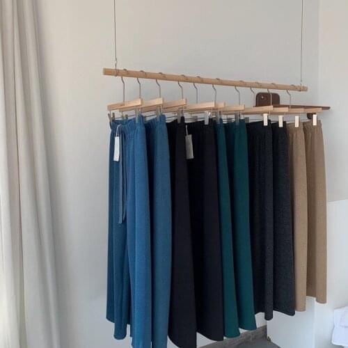 Winter Velvet Thick New Straight Wide Leg Womens Trousers Autumn Streetwear Chic Pants Women High Waist Plus Size Loose