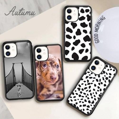 Baby Dalmatian puppies Dog Phone Case for iPhone 11 12 Pro Max mini X XR XS SE 2020 5 6S 7 8 Plus Samsung Galaxy S8 S9 S10 Cover