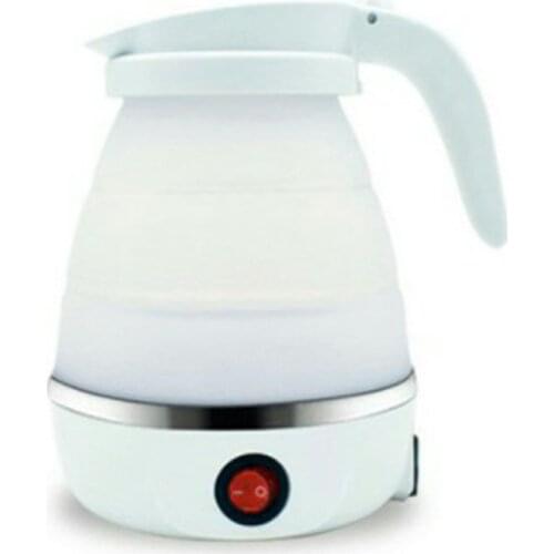 Travel Folding Kettle 304 Stainless Steel Thermostatic Electric Kettle Outdoor Carrying Telescopic Kettle US
