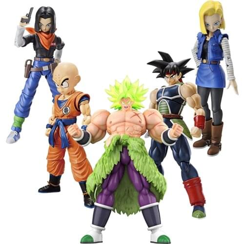 Bandai Figure Rise Standard Dragon Ball Super Saiyan Broly Jiren Krillin Bardock Final Form Frieza Android 17 Action Figure Toy