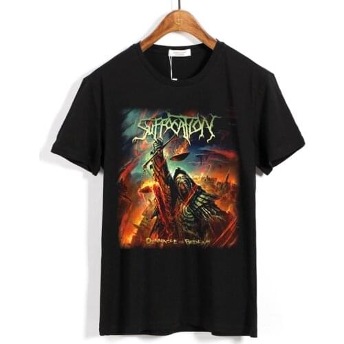 9 kinds Streetwear Suffocation Rock Brand men women shirt 3D mma fitness heavy Metal Cotton skateboard camiseta ropa Customize