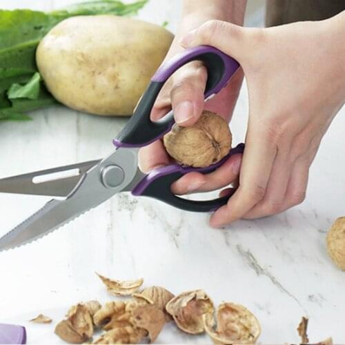 Kitchen Multifunctional Seafood Meat Scissors Cut Chicken Bones Feet Walnut Clamps Bottle Opener Peel Creative Tools Accessories