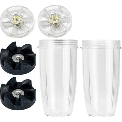 Blade Rubber Gears and Motor Base Top Gears Replacement Cup 32Oz for NutriBullet 600W and 900W