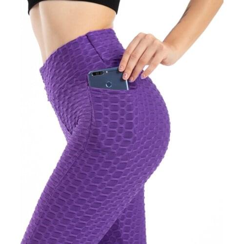 Hot style Legging Womens wear fashion yoga pants pocket female high elastic absorb sweat leggings women carry Casual plus size