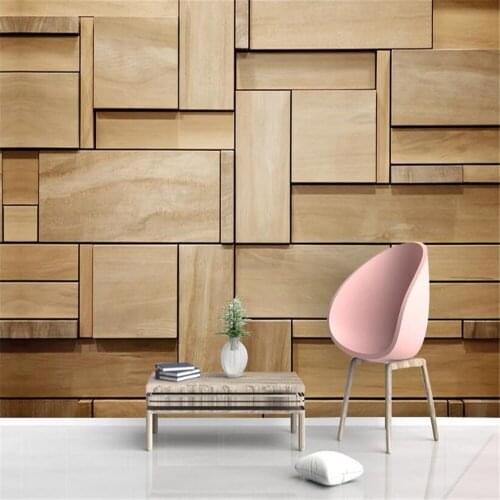 Milofi custom 3D printing wallpaper mural modern fashion square European three-dimensional living room background wall