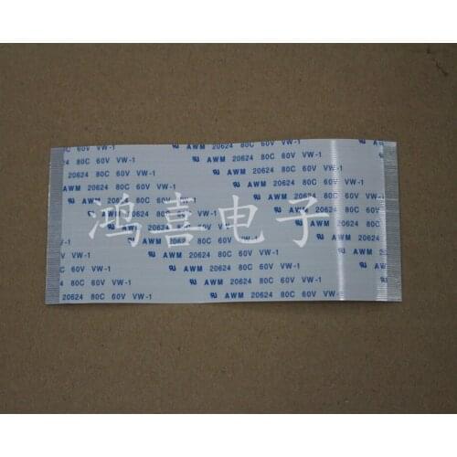 WZSM New AWM 20624 80C 60V VW-1 Touch Panel Ribbon Cable 0.5 mm 80 Pin 100mm FFC FPC Flexible Flat Cable Forward Direction