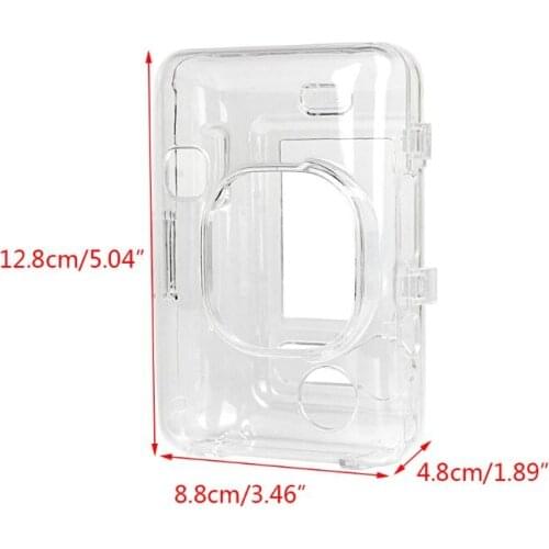 CPDD Transparent Crystal PVC Protective Case Protector Shell Cover Camera Bag for fujifilm Mini Liplay Camera Accessory