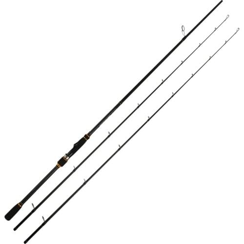 Johncoo Gladiator 2.4m Spinning Fishing rod Extra-Fast Action M MH 2 Tips Carbon Rod Test 10-40g Sensitive Fishing pole