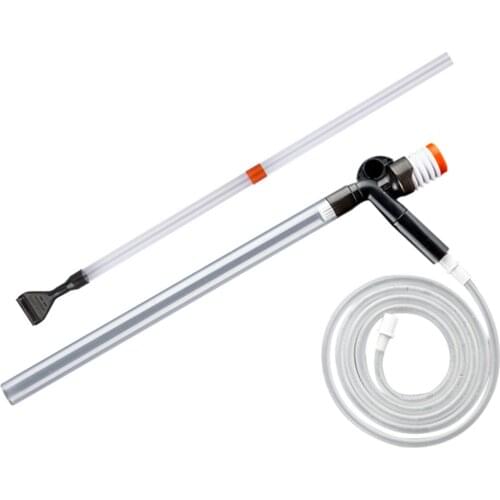 New Aquarium Water Changer Manual Suction Device Sand Washing Pump Siphon Cleaning Tool-37
