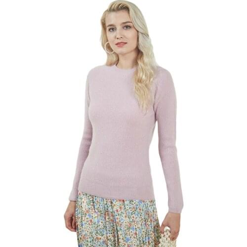 Knitting Jumper Womens Sweater 100% Cashmere Long Sleeve Sweater Autumn Winter Women Female O-neck Warm Thickening Sweater