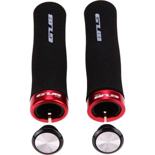 1Pair Cycling Handlebar Grips Sponge Anti-Skid Bicycle Grips Mountain Lock On Foam Contour MTB bike Handlebar End Grips