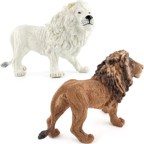 Big Size 30cm 1pc Animal Model Action Figures Zoo Park Simulation Tiger Lion Zebra Leopard Models For Kids Early Education Toy