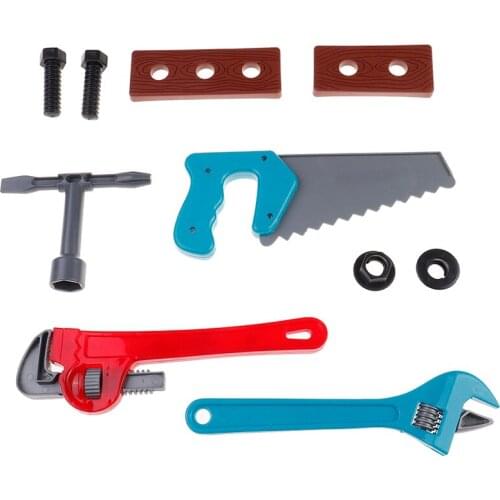 21Pcs Ax Carpentry Construction Instruments Pretend Play Toy Building Tools Kits Early Educational Set Gifts For Children Boys