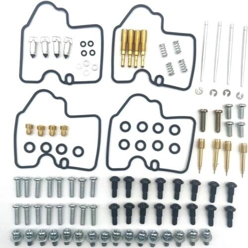 4 Set Carburetor Rebuild Kit Carburetor Repair Kit for Yamaha YZF R6 600 1999-2002