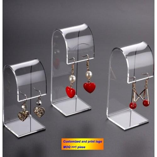 Acrylic Earring Display Stand Earring Holder Jewelery Organizer Earring Showing Case Jewelry Display Stands