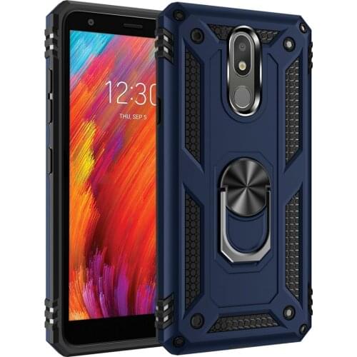 For LG K30 2019 Case Luxury Metal Ring Holder Back Cover for Coque LG K30 Case LMX410 LMX320EMW LG K 30 LGK30 30K Shockproof