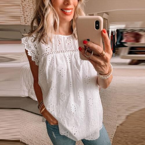 Chin.Sweety Lace Blouses