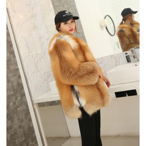 ERaBLe Red Fur Coats