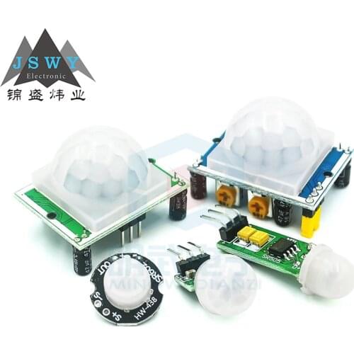 HC-SR501 HC-SR505 SR602 AM312 Adjust IR Pyroelectric Infrared PIR Motion Sensor Detector Module Bracket for arduino free shiping