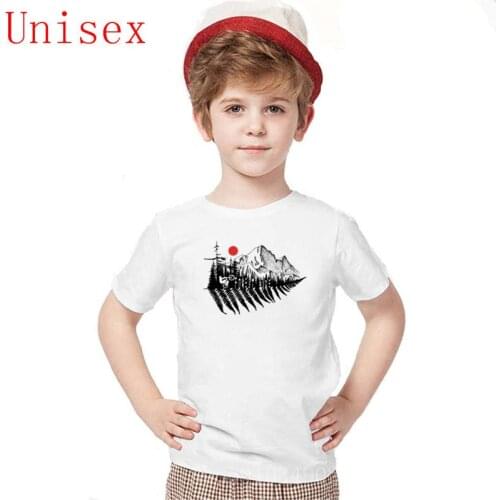 Custom Print Forest Ride MTB Children T Shirt Fashion Custom Short Sleeve kids Tshirt 100% Cotton boy clothes size 14 or 16 boys