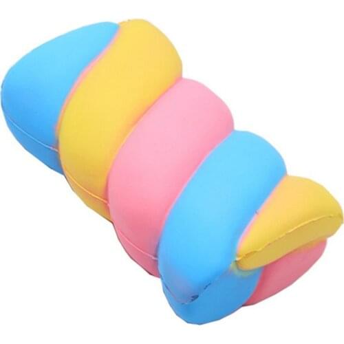 Soft PU Cotton Candy Slow Rising Toys Scented Phone Pendant Strap Kid Fun Toy Gift Stress Reliever Toys for Children
