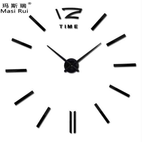 2020 new sale wall clock clocks reloj de pared watch 3d diy Acrylic mirror Stickers Quartz Modern Home Decoration free shipping