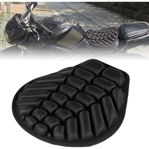 2021 New Motorcycle Seat Cushion Pressure Release Comfortable Seat Cushion Inflatable Air Cushion Cooling Buck Seat Cushion