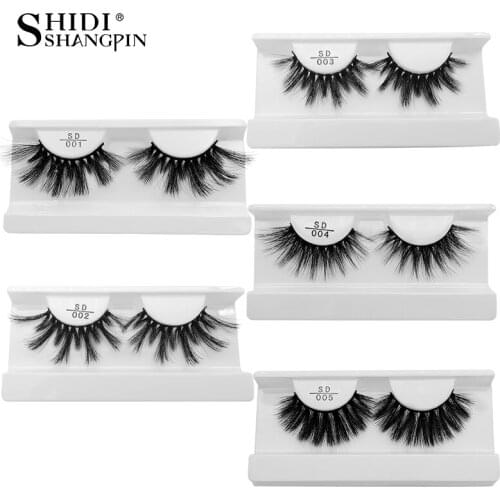 New 25mm lashes mink eyelashes thick fake 3d mink lashes winged false eyelashes natural long makeup maquillaje faux cils