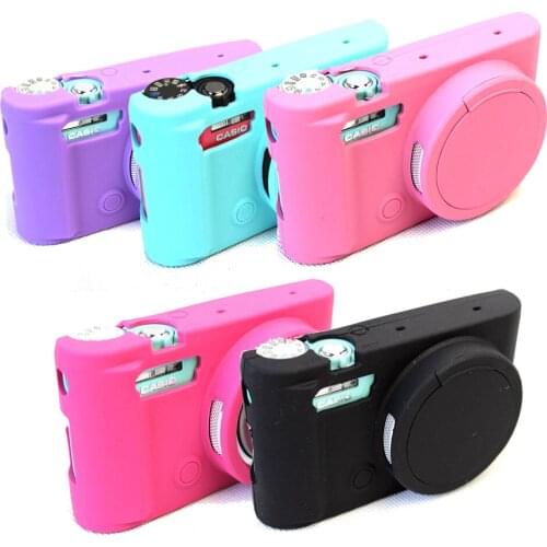 New Camera Case Soft Silicone Rubber Camera Body Protective Case Housing For CASIO ZR5500 zr5500 Camera Bag Case Cover