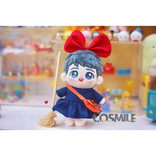 Doll Use Delivery Service Majo Outfit Magic Suit Ojamajo Dress Doll Clothes Broom Clothing Costume For 20cm Doll Halloween XW