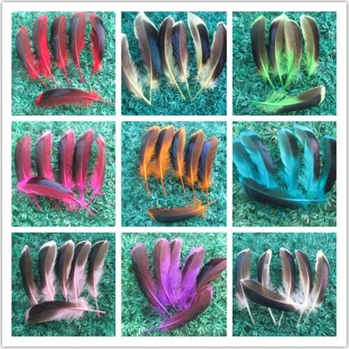 Wholesale 20 PCS/lot beautiful wild duck feathers 4-6 inches / 10 to 15 cm in a variety of colors to choose