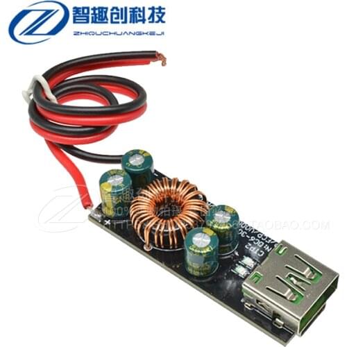 QC4.0 QC3.0 USB Type-C Fast Quick Charger Adapter Board 6V-35V Step Down Buck Converter Voltage Regulator for iPhone Huawei