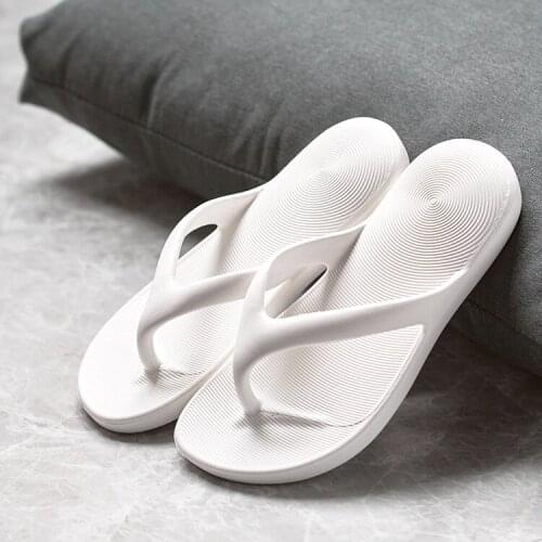 Flip-flops summer clip feet outdoor EVA casual flat soft bottom ins tide couples wear sandals and slippers beach shoes