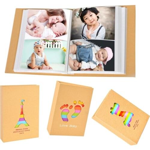 Cute Baby Photo Album De Fotografia 6 Inch Photo Album 100 Sheets Insert Page Album Kids Memory Book Fotoalbum Photoalbum Fotos