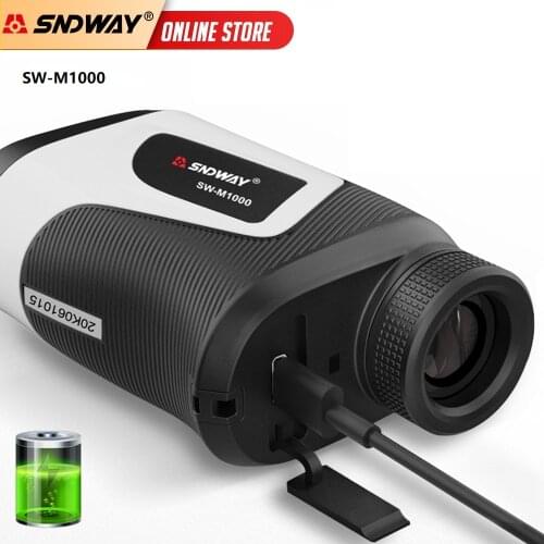 SNDWAY Telescope Laser Rangefinder for Hunting 6X Monocular Distance Meter for Golf Laser Tape Measure