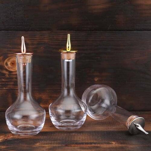 1 Piece 85ml Glass Spray Bitter Dropper Bottle Glass Bottle Cocktail Bitters Bottle Bar Tools