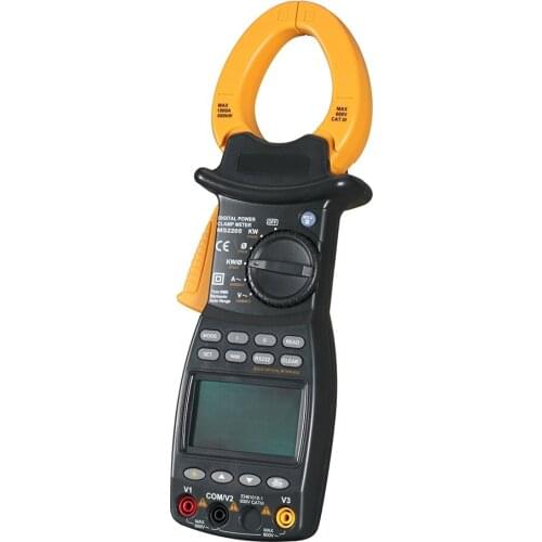 Low price three phase true RMS harmonic power factor clamp meter PM2205 with data logging