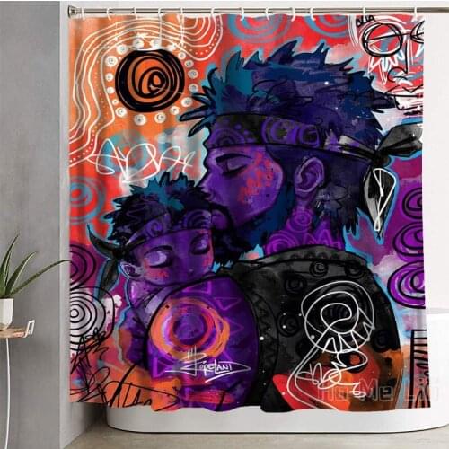 Happy Fathers Shower Curtain Home Accessories