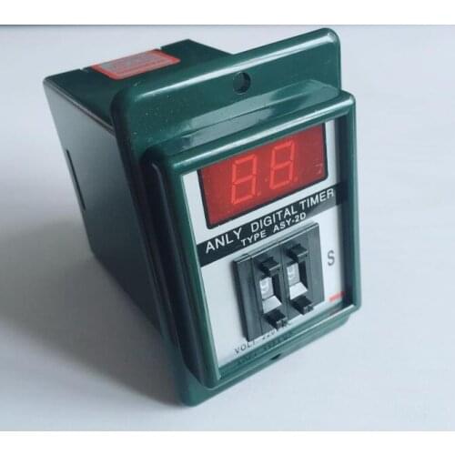 1-99M digits programmable timer delay relay ASY-2D Delay Timer Time Relay 8PIN DC12V DC24V AC110V AC220V AC380V