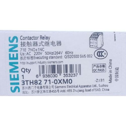 ** 1PC NEW SIEMENS 3TH8271-0XM0 220V free shipping