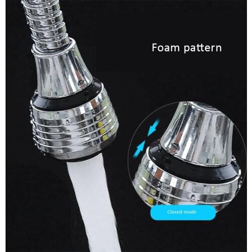 360 Degree Rotatable Faucet Tap Nozzle Filter Adapter Water Saving Filter Sprayer for Bathroom Kitchen