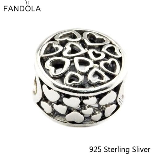 CKK 925 Sterling Silver Loving Sentiments Fashion Charms Beads Fits Original Bracelets & Bangle DIY Jewelry