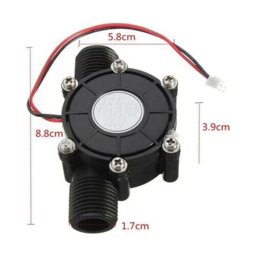 DC0-80V Water Turbine Generator Water 10W Micro-hydro For LED light Mini battery