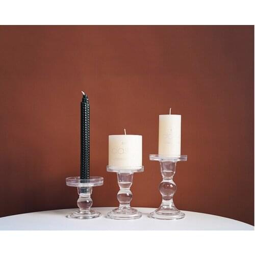 Votive Tea Light Glass Candle Holder Clear Home Decor for Weddings Parties Aromatherapy Decorative LED / Tea Light Candles