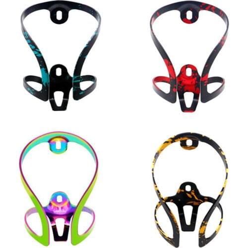 4 Colors Mountain Bike Bottle Holder Cage with Screws Aluminum Alloy Colorful Water Cup Holder Bicycle Accessories