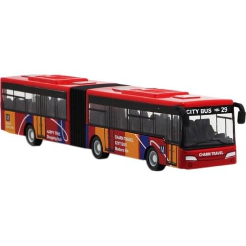 ChildrenS Diecast Model Vehicle Shuttle Bus Car Toys Small Baby Pull Back Toys