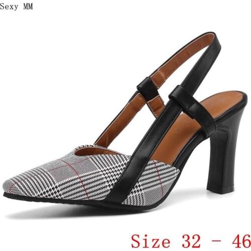 Women High Heels Pumps High Heel Shoes Woman Party Shoes Kitten Heels Small Plus Size 32 33 - 40 41 42 43 44 45 46