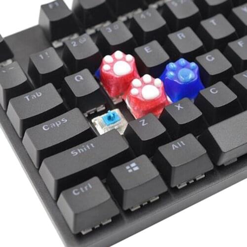 Epoxy Silicone Keycap Mold Marine Life Decoration Craft DIY Cat Claw Keyboard Cover Mold Epoxy Resin Keyboard Decoration Mold